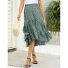 Maternity Dress High Waist Maternity Patchwork Long Skirt - 4 of 4