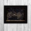 "Motor Bike Patent I" by Cloverfield & Co, Ready to Hang Framed Print, Black Frame - 2 of 4
