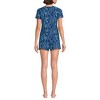 Lands' End Women's Knit Pajama Short Set Short Sleeve T-Shirt and Shorts - 2 of 4