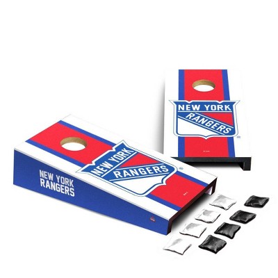 NHL New York Rangers Desktop Cornhole Board Set