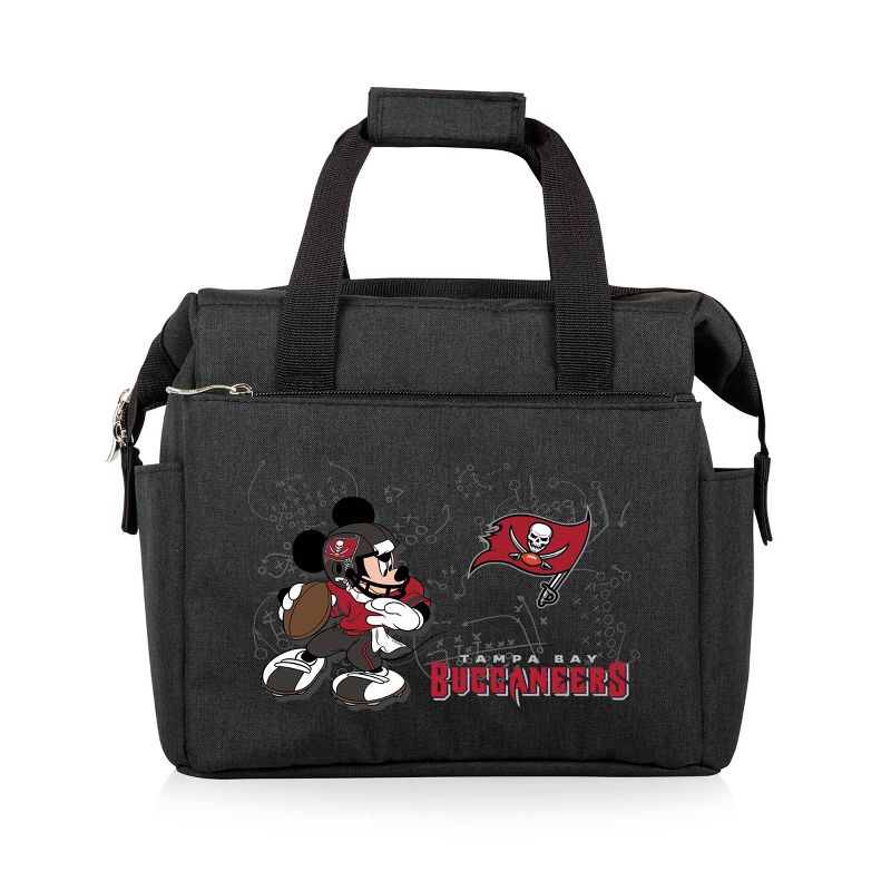 NFL Tampa Bay Buccaneers Mickey Mouse On The Go Lunch Cooler - Black, 1 of 6