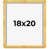 PosterPalooza | Minimalist Shadow Box Gold Picture Frame - UV Acrylic, Backing, Hanging Hardware - 2 of 4