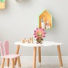 Northlight 29" Pink, Green and Yellow Spring Floral Standing Sunflower Girl Decorative Figure - 2 of 2