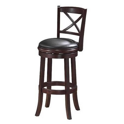 Georgia Swivel Barstool Hardwood Cappuccino - Boraam