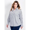 Avenue Women's Plus Size Breanna Classic Poplin Shirt - 4 of 4