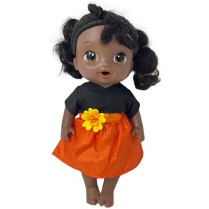 Doll Clothes Superstore Handmade October Dress Fits 14 Inch Baby Alive And Little Baby Dolls - 1 of 4