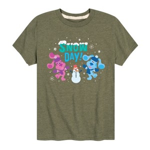 Boys' - Blue's Clues & You! - Snow Day Short Sleeve Graphic T-Shirt - 1 of 4