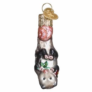 Old World Christmas 2.25 In Mini Opossum Gumdrops Collection Possum Tree Ornaments - 1 of 3