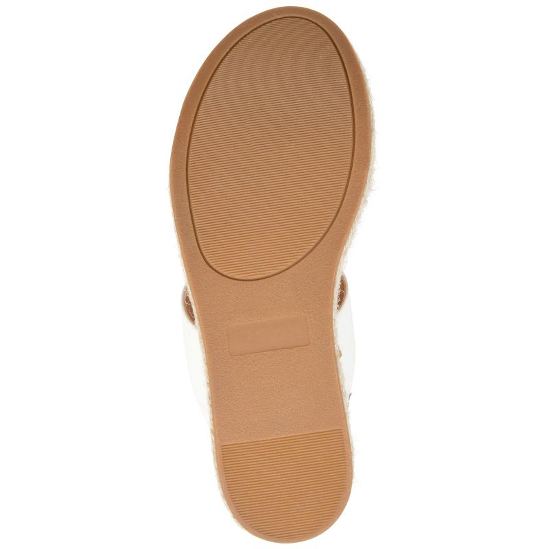 Journee Collection Womens Alissa Tru Comfort Foam Wedge Heel Espadrille Sandals, 6 of 12
