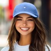 Dalix Heart Embroidered Cotton Summer Outdoor Baseball Cap Dad Hat Womens - 3 of 4