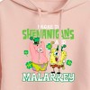 Women's - SpongeBob SquarePants - Prone To Shenanigans And Malarkey Cropped Graphic Hoodie - 2 of 4