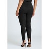 ELOQUII Women's Plus Size Faux Suede Leggings With Stirrups - 4 of 4