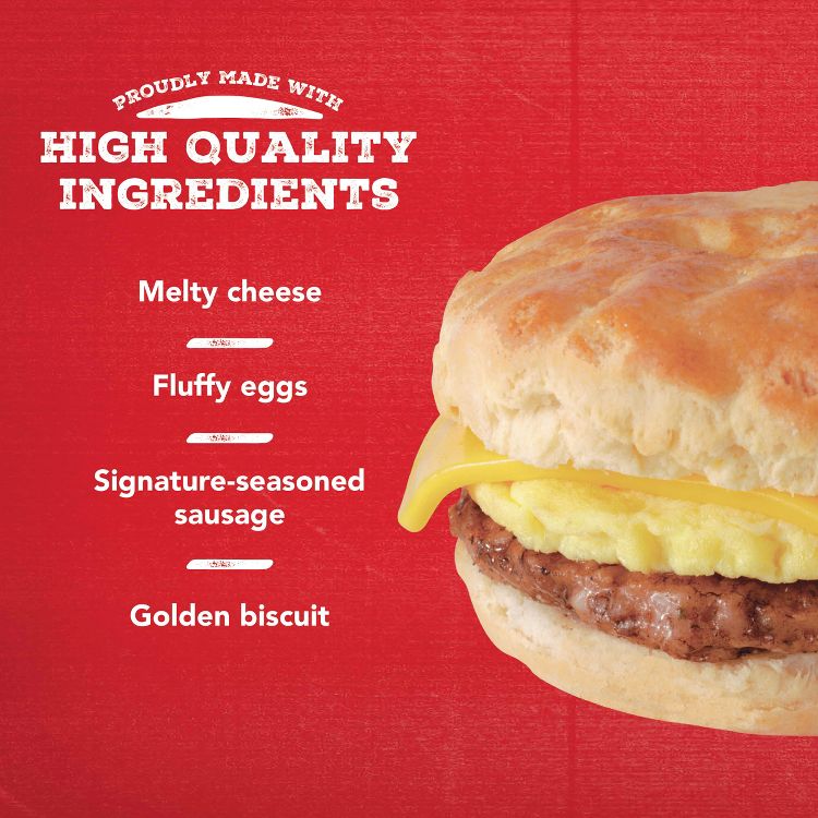 Jimmy Dean Sausage Egg & Cheese Frozen Biscuit - 18oz/4ct, 4 of 4