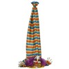 HOMCOM Hanging Clown Corpse Outdoor Halloween Decoration with Sound Activated Light Up Eyes & Sound Effects, Animated Prop for Party - 4 of 4