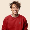 Dalix Astronaut Embroidered Crewneck Fleece Sweatshirt Pullover Mens - 3 of 4