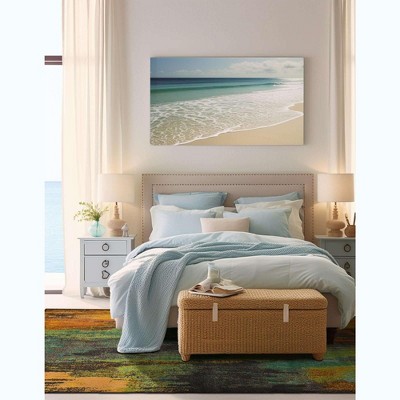 Colorful Abstract Synthetic Rectangular Indoor Area Rug