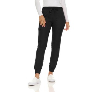 Medichic Women's Seven Pocket Cargo Scrub Pants Joggers with 4-Way Stretch - 1 of 4