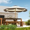 Outsunny 9FT Patio Umbrella, UPF 50+ Outdoor Market Umbrella with 8 Ribs, Vented Outdoor Table Umbrella for Deck, Backyard and Lawn - 3 of 4