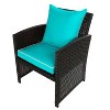 Home Fashions International 4pc O'Linen Pillow & Deluxe Outdoor Cushion Set - 2 of 3