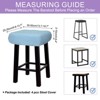 Unique Bargains Polyester Soft Thick Anti-Wrinkle Bar Saddle Seat Stool Covers 4 Pcs - 2 of 4