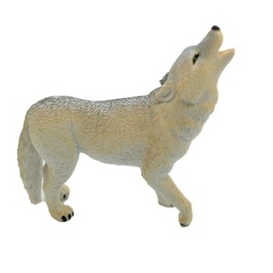 Collectible Wildlife Gifts | Wolf, Arctic, Museum Quality Plastic Animal, Realistic Hand Painted Figure,  Model,   Gift,      3"     OK06 B612 - 1 of 4