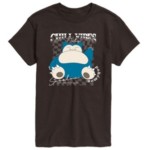 Men's - Pokémon - Snorlax Chill Vibes Short Sleeve Graphic T-Shirt - 1 of 3