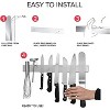 LunaLulinlk 16 Inch Magnetic Knife Bar Stainless Steel with Multipurpose Use - 3 of 4