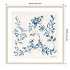 Amanti Art Swedish Tile IV Blue by Cheri Blum Wood Framed Wall Art Print - 4 of 4