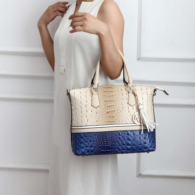 MKF Collection Autumn Crocodile Skin Tote Bag with Wallet by Mia K — фото 4
