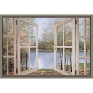 Amanti Art Autumn Woods by Diane Romanello Canvas Wall Art Print Framed 23 x 16-in. - 1 of 4
