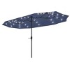 Ainfox 13ft Outdoor Patio Umbrella with Solar Lights, Double-sided Deck Pool Umbrella with 1.5 Inch Pole, Fade Resistant  for Porch, Market, Backyard - 4 of 4