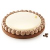 Silikomart"Kit Tarte Ring 250" Silicone Mold with 1 Cavity 7.87 Inch Diameter x 0.78 Inch High, Plus 1 Heat-Resistant Perforated Plastic Cutting Ring - 3 of 3