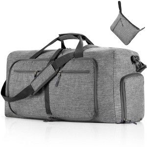 Generic Travel Duffle Bag Foldable Travel Duffel Bag Compartment Overnight Bag - 1 of 4