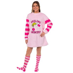 Seven Times Six Dr. Seuss The Grinch Women's Pullover Fleece