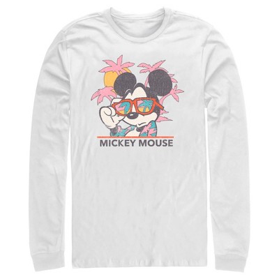 Men's Mickey & Friends Beach Ready Mickey Mouse Long Sleeve Shirt