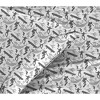 Tadpoles 4-Piece Skateboarder Sheet Set | 1 Full Flat Sheet, 1 Full Fitted Sheet & 2 Queen Pillowcases | Grey - 4 of 4