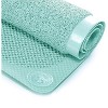 Home Mart Goods Turquoise Blue Loofah Shower Tub Mat With Non-Slip Suction Cups - 29" x 17" - 4 of 4