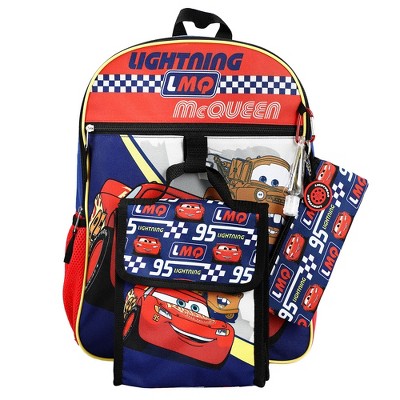 Lightning mcqueen best sale backpack and lunchbox