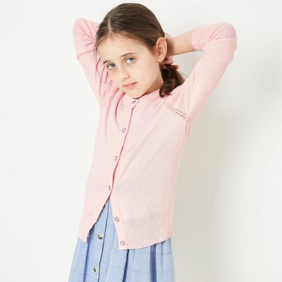 light pink long cardigan sweater