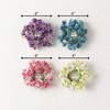 Sullivans Artificial 4" Berry & Flower Mini Wreath Set of 4, Multicolor - 4 of 4