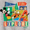 Boys' - Disney - Its Fun To Explore Graphic Long Sleeve Fleece Sweatshirt - 2 of 4