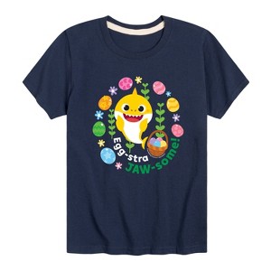Boys' - Baby Shark - Easter Sharks Short Sleeve Graphic T-Shirt - 1 of 4