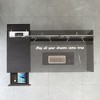 Gaoyangjiaju 53.14 Inch Tempered Glass Desk with Storage Drawers for Home Office - 3 of 4