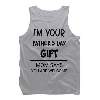 Men's Design By Humans I'm Your Father's Day Gift Black Text By sukhendu12 Tank Top