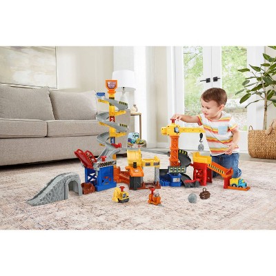 VTech Go! Go! Smart Wheels Speedy Spiral Construction Tower Track Set_10