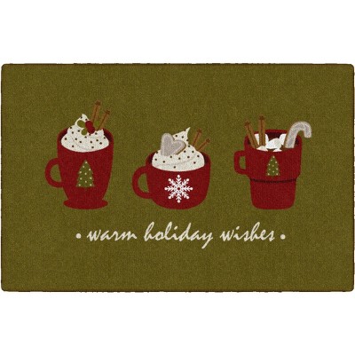 Brumlow Mills Holiday Mugs Holiday Rug, 2'6" x 3'10", Green