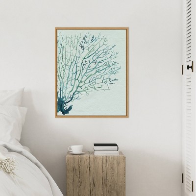Amanti Art 23"x28" Seaglass Shadow I by Grace Popp Framed Canvas Wall Art Print