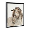 Stupell Industries Gentle Horse Portrait Farm Watercolor Detail Floating Frame Canvas Art - 2 of 4