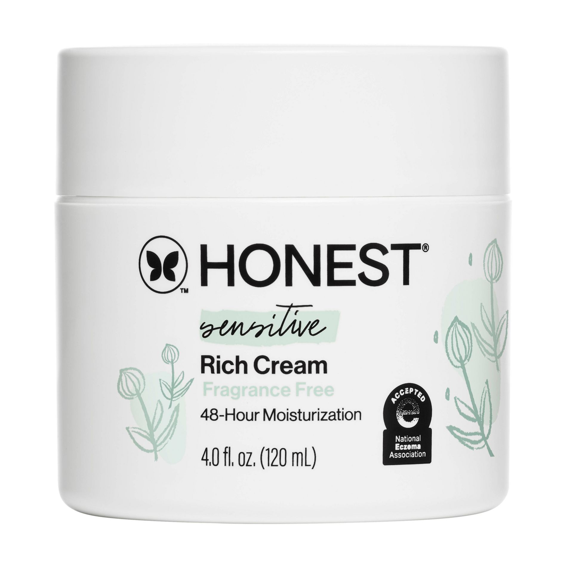 The Honest Company Sensitive Rich Cream - Fragrance Free - 4 fl oz