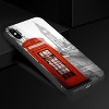 Reiko iPhone XS Max Hard Glass Design TPU Case with London Phonebooth Design - 2 of 4